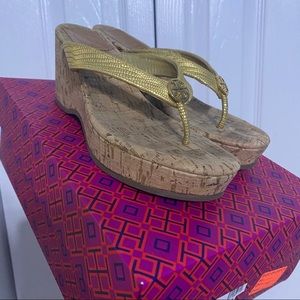 Tory Burch Wedge Flop Flops